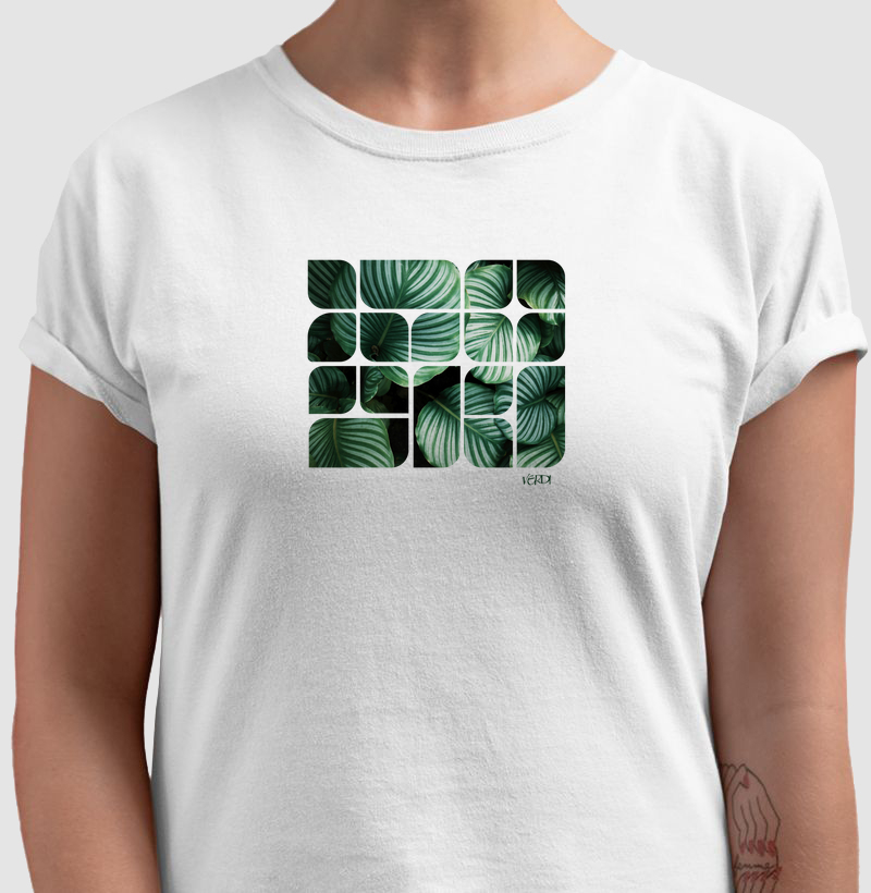 Camiseta Mosaico Calathea Orbifolia
