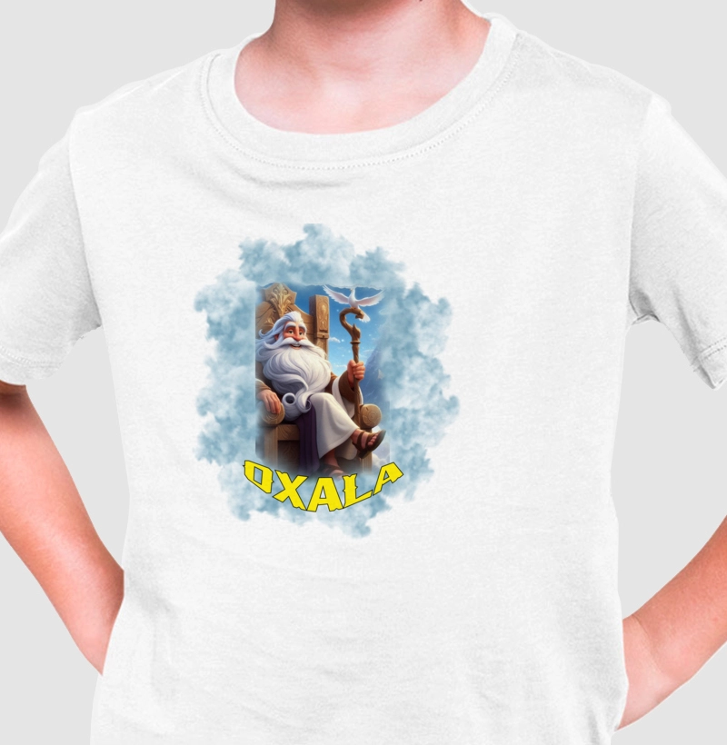 Camiseta 100% Algodão - OXALÁ