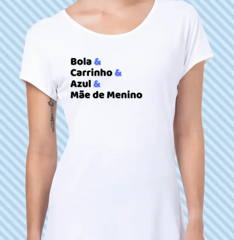 Estampa mãe de menino