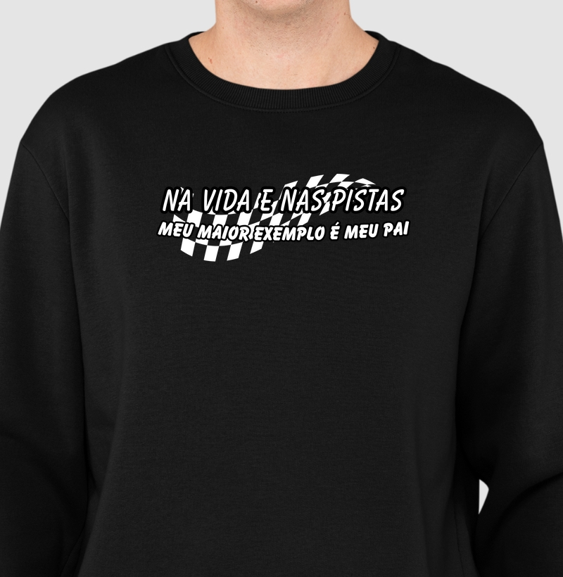 Na vida e na estrada,  meu maior exemplo é meu pai