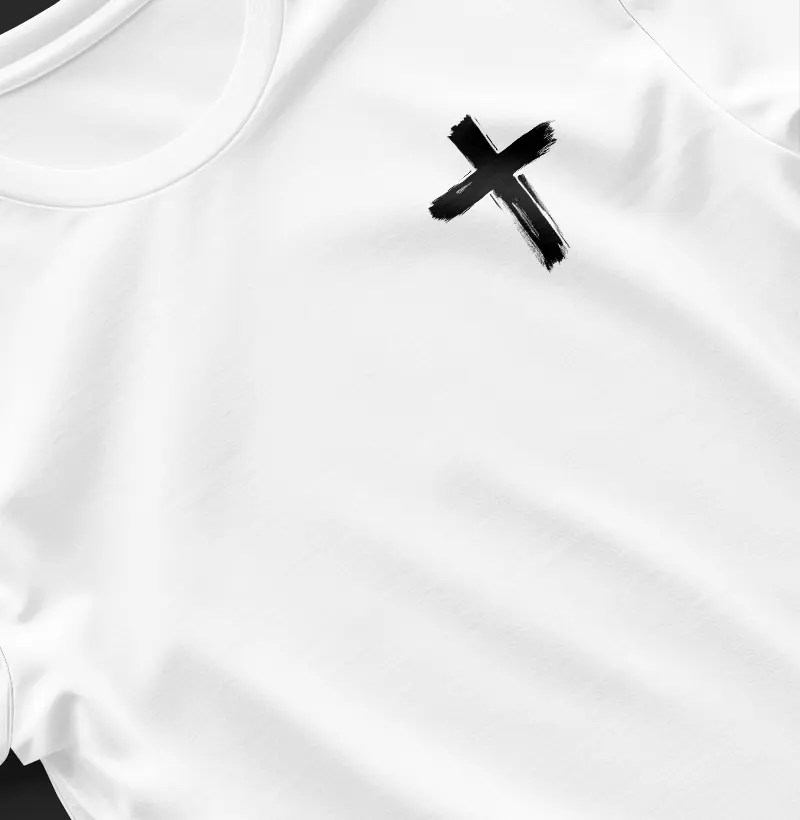 Blusa Cruz pincelada