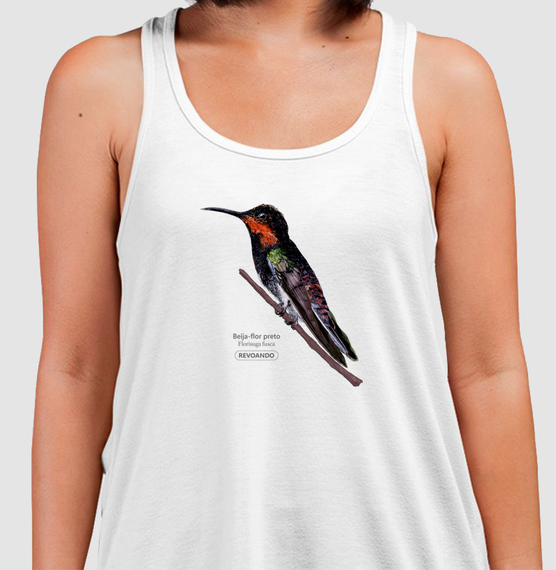 Aves do Brasil - Beija-flor-preto - Regata