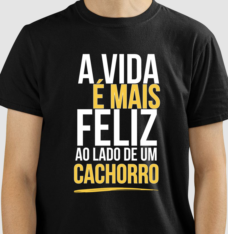 A vida é mais feliz ao lado de um cachorro