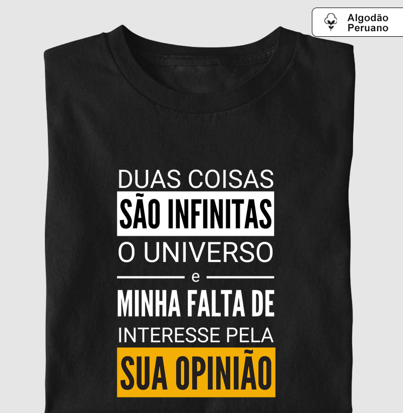 DUAS COISAS INFINITAS