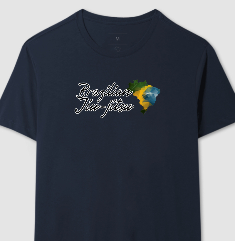 Camiseta Brazilian Jiu-jitsu Mapa