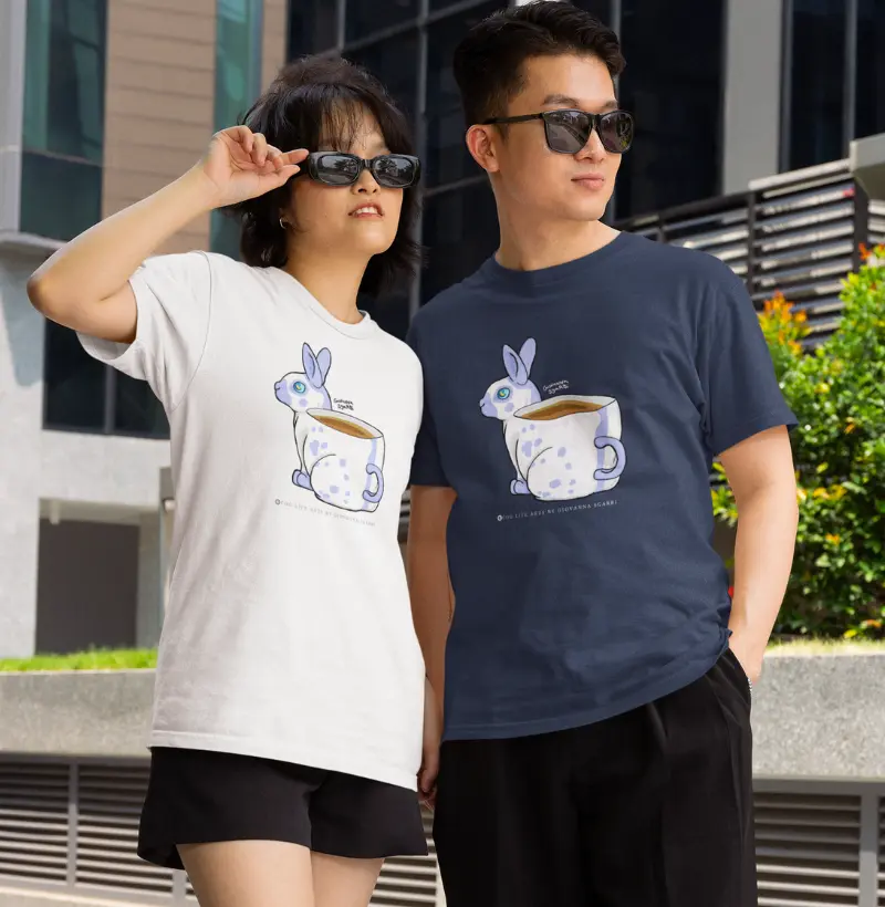 Camiseta Adulto English Spot-of-Tea by Giovanna Sgarbi