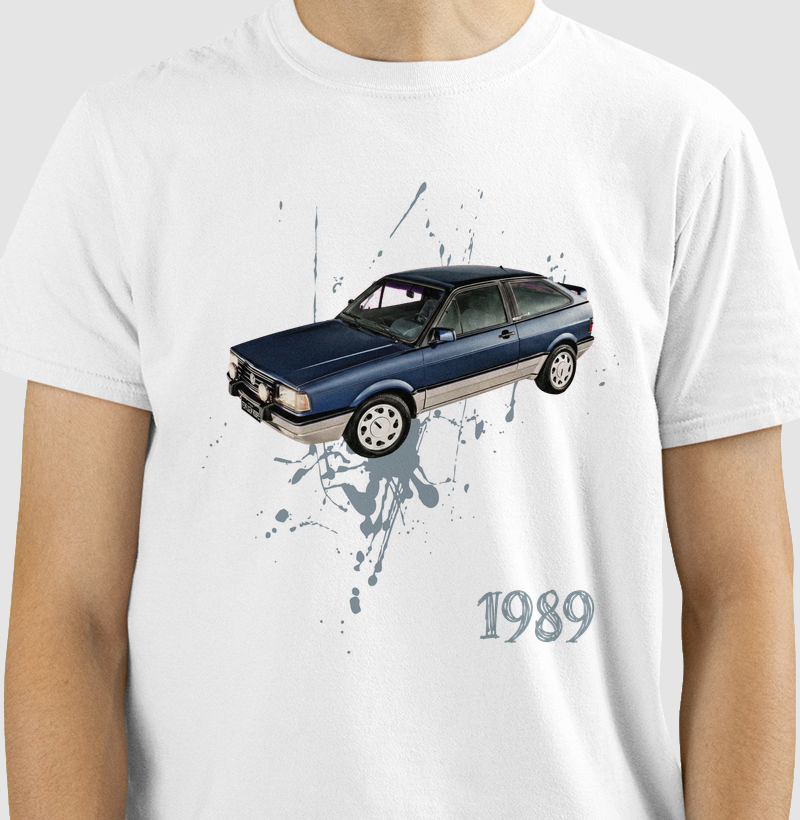 Camiseta VW Gol GTi 1989 – O Primeiro Injeção Eletrônica – Clássicos Nacionais