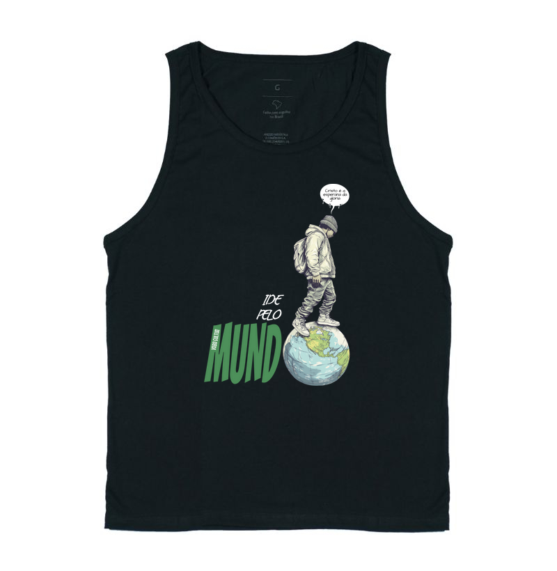 CAMISETA "O MUNDO TE ESPERA"