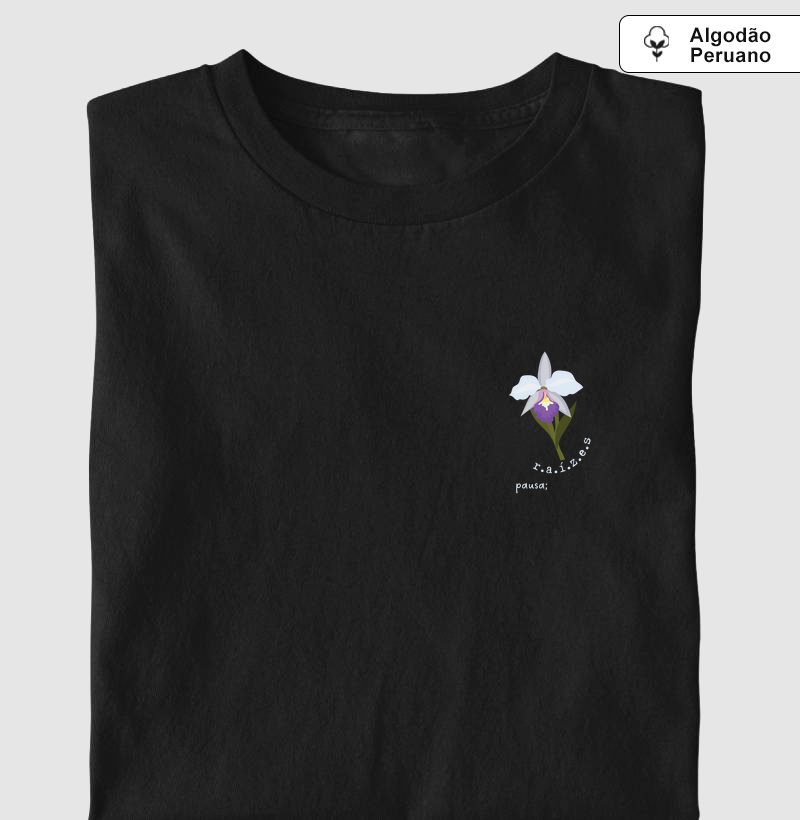 Orquídea Branca - Algodão Peruano