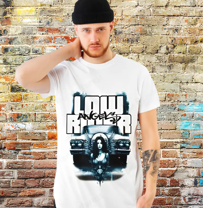 Camiseta "Low Rider Angels" - Estilo Urbano