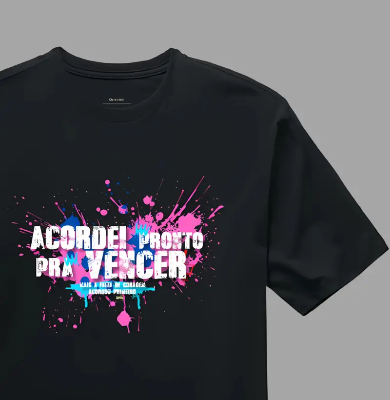 Acordei pronto pra vencer