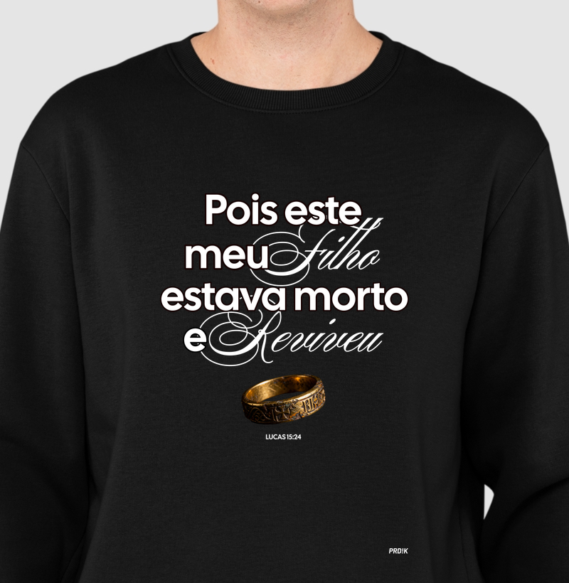 Moletom com Estampa - Meu Filho Reviveu