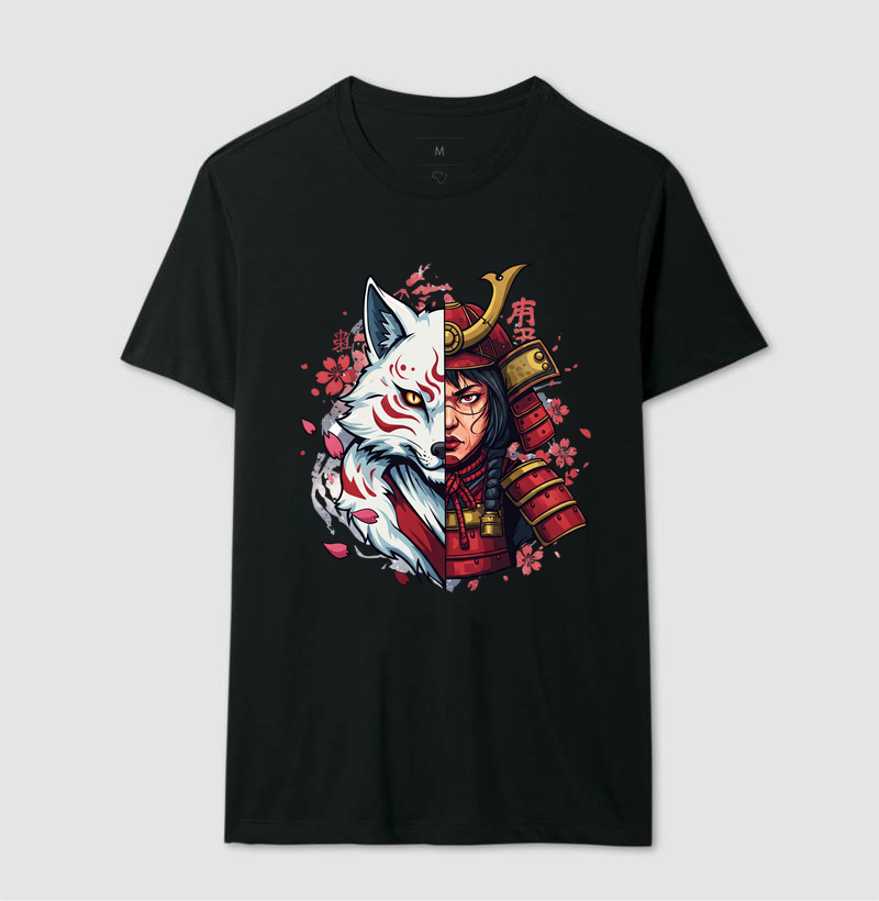 Raposa Kitsune e Samurai Girl