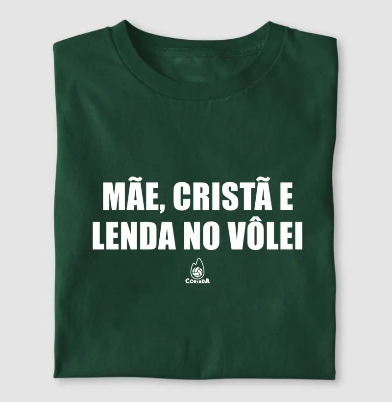 Mãe, cristã e lenda no vôlei