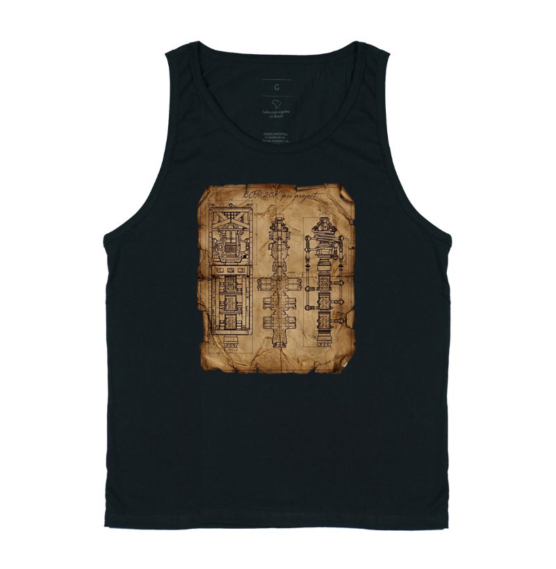 BOP Old Project – Blueprint Técnico Vintage