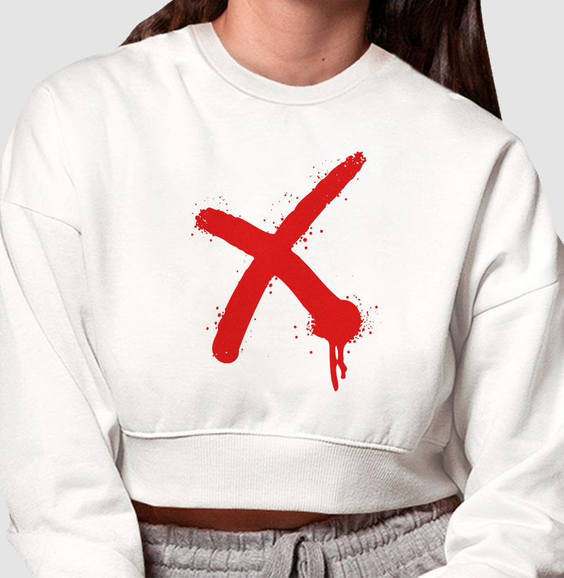 X: Moletom Cropped - O Poder do Simples