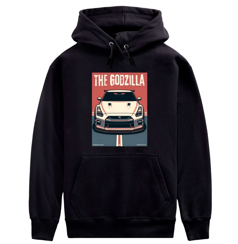 Moletom Canguru Nissan GTR R35 Godzilla