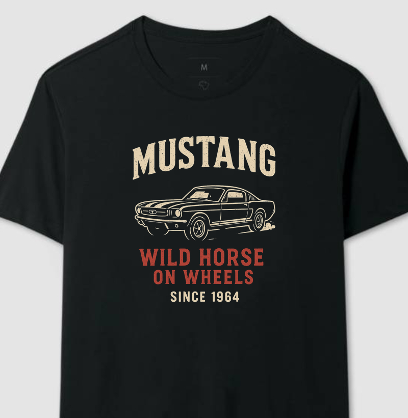 Mustang Wild Horse On Wheels Car Series