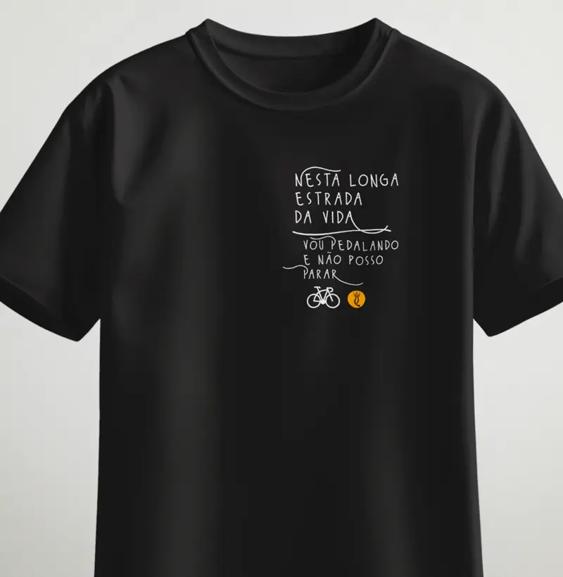 Nesta longa estrada da vida vou pedalando e não posso parar