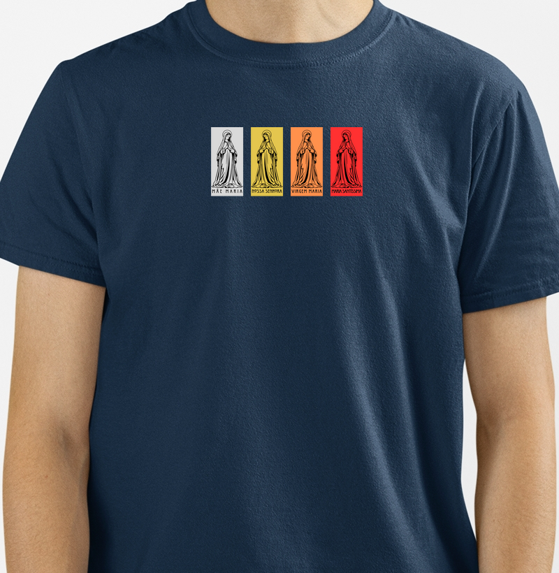 Camiseta Marias Azul Marinho Masculina