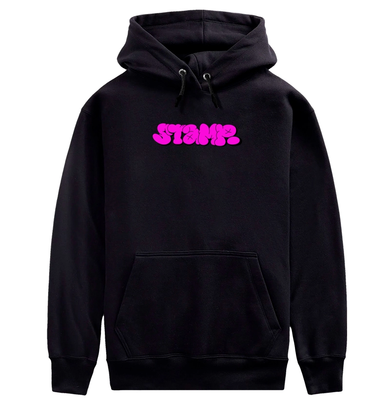 MOLETOM STAMP. PINK GRAFFITI 2