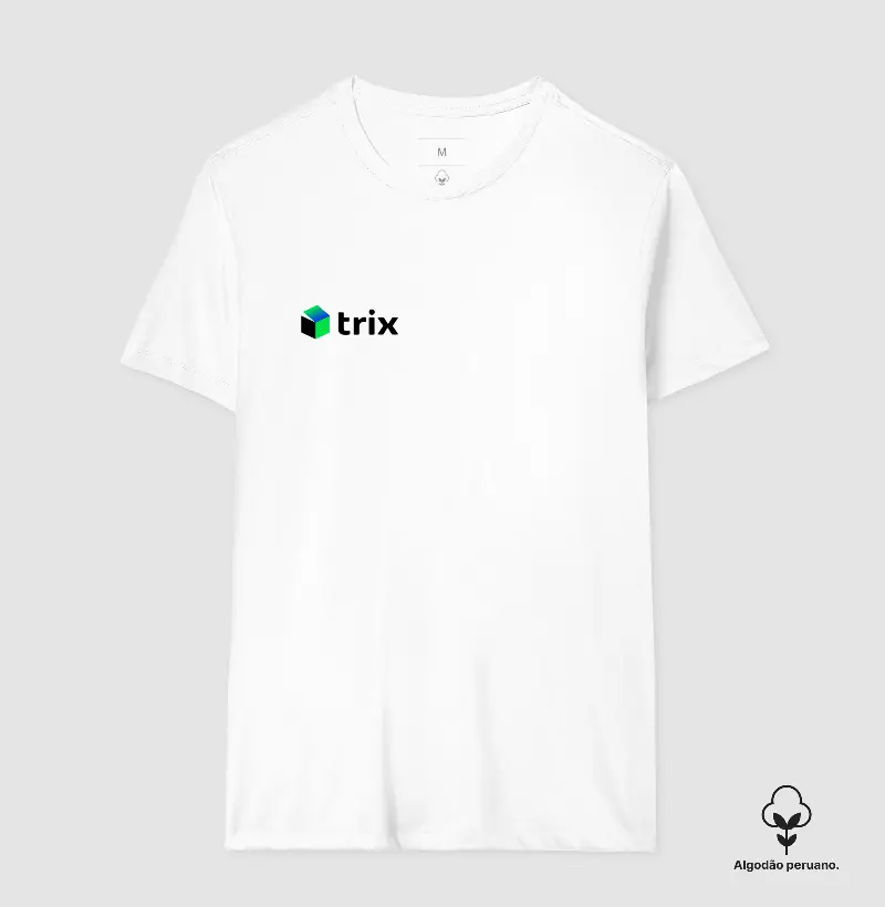 Tirx - Camiseta Branca Algodão Peruano