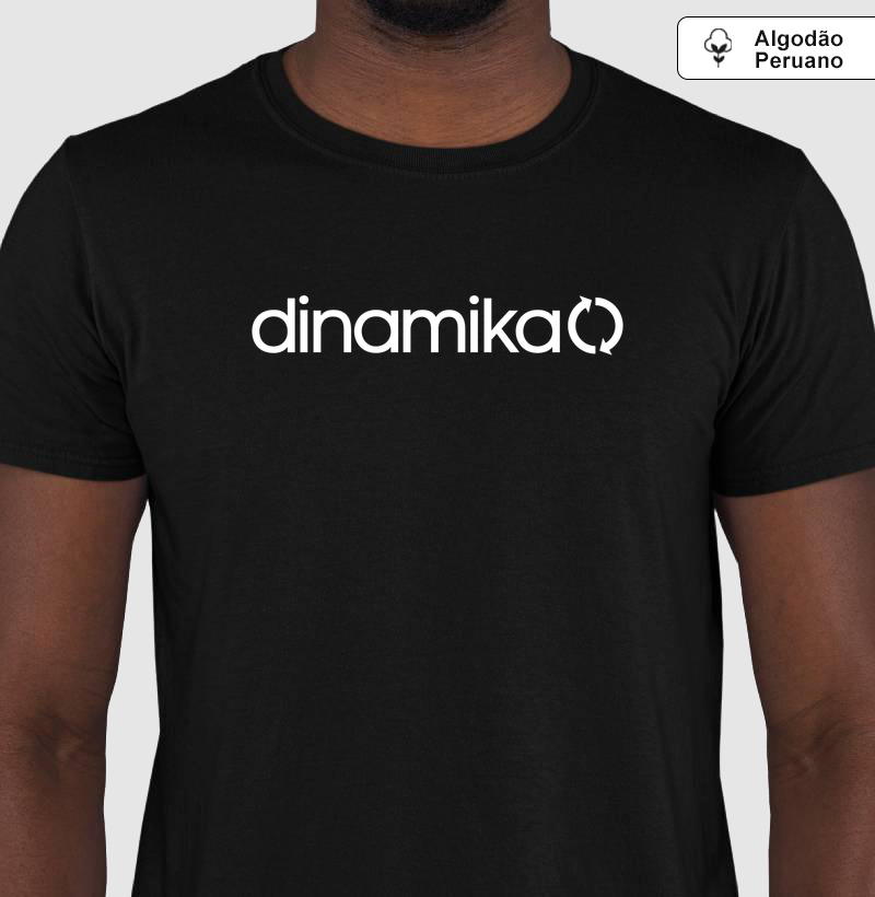 Camiseta estampa Dinamika - Algodão Peruano 