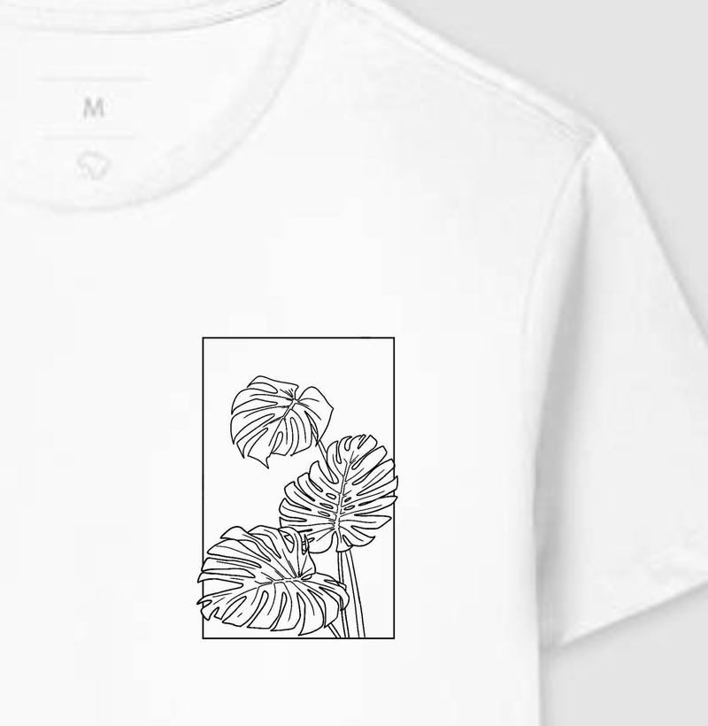 Camiseta Costela-de-adão mini