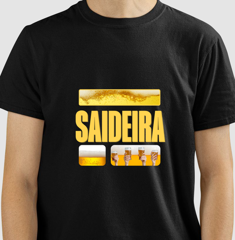 Camiseta Saideira - Resenha 