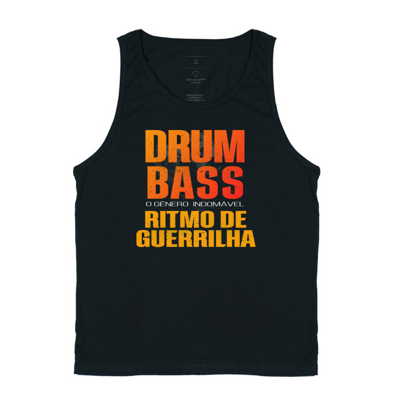 Camiseta Drum Bass Ritmo de Guerrilha