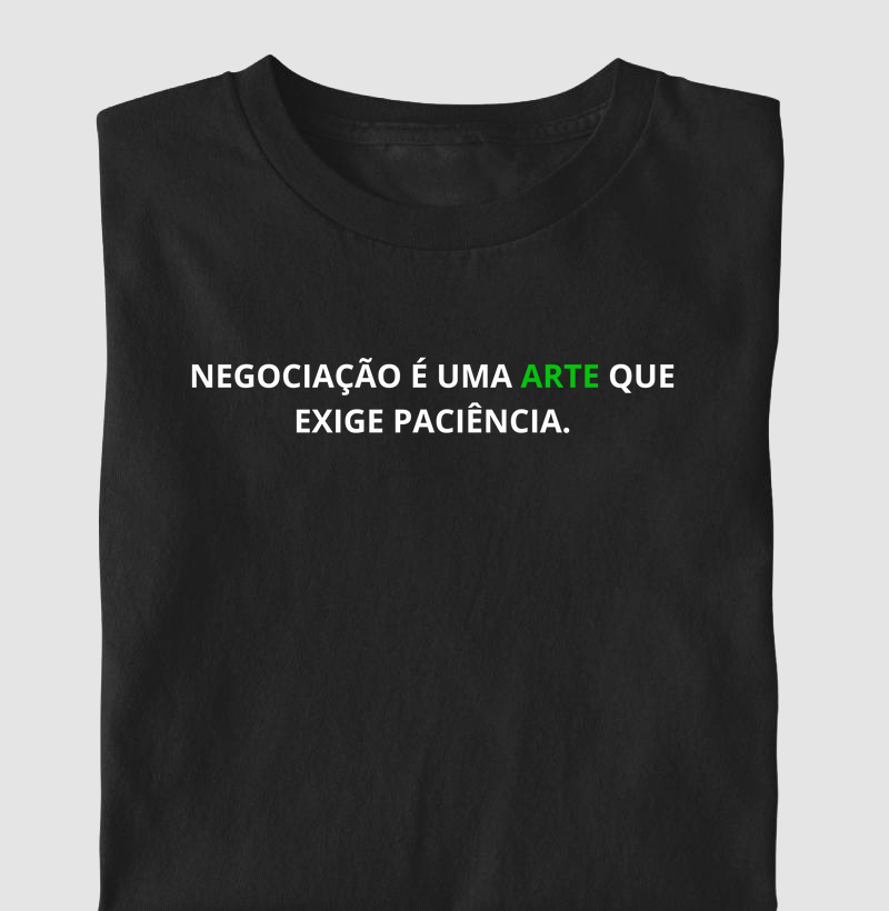 negociaçao é a verdadeira arte