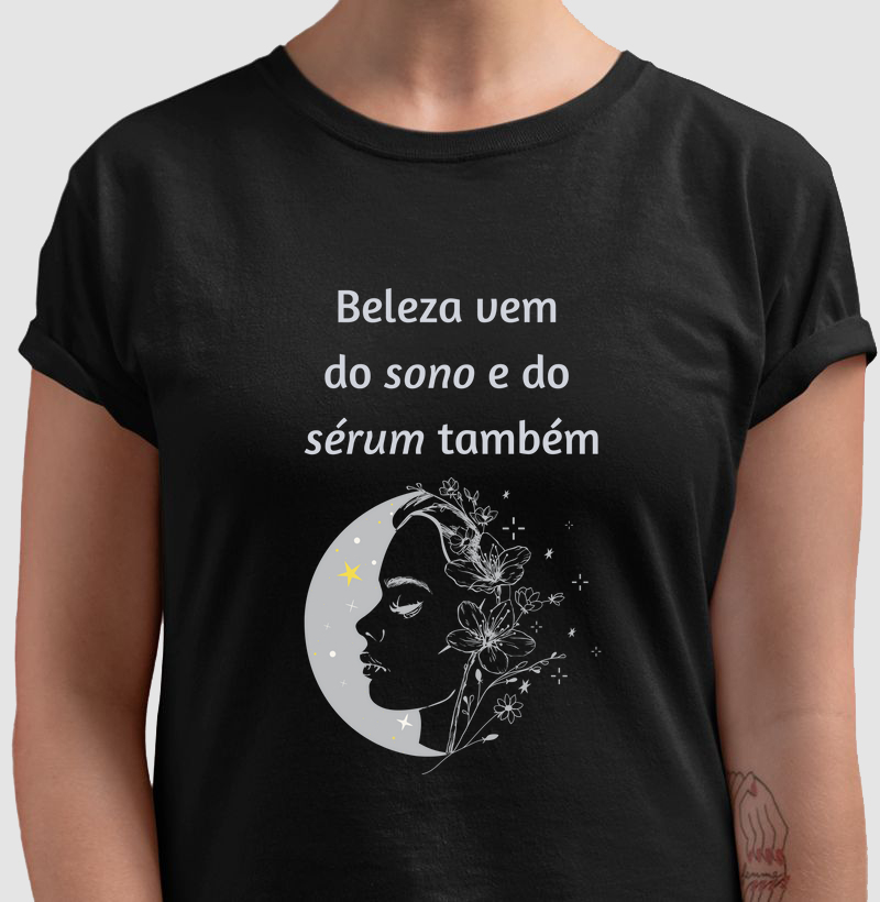 Beleza vem do sono e do sérum também.