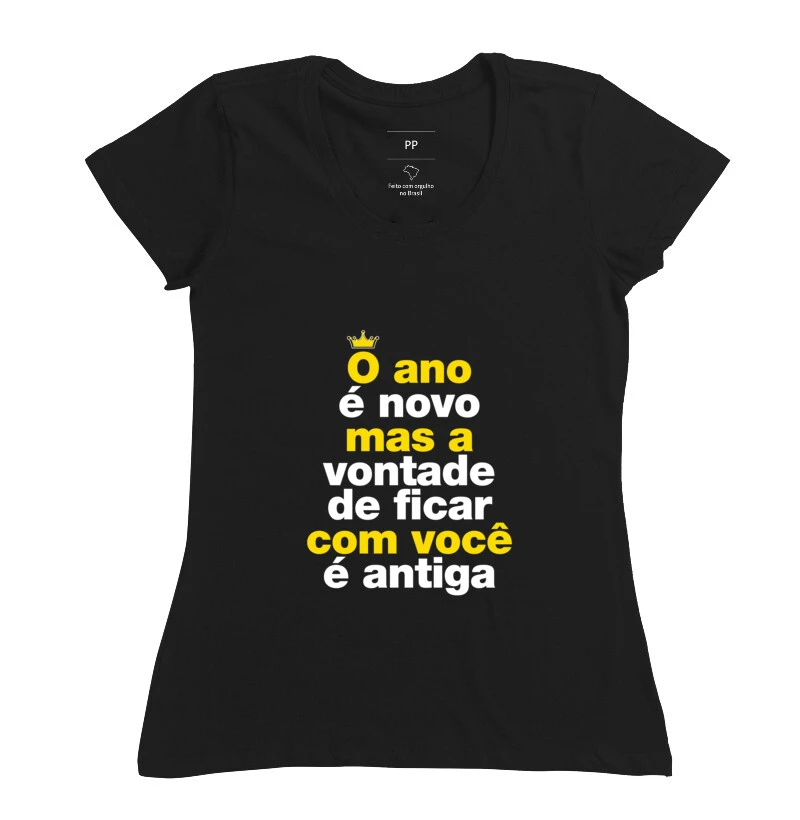 O Ano é novo mais a vontade de ficar com você é antiga 