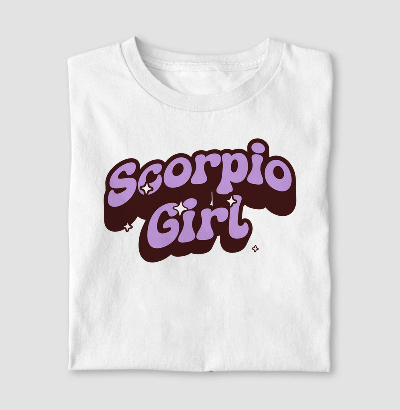 Camiseta Signos ESCORPIÃO GIRL