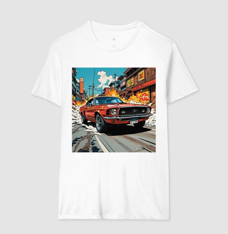 Camiseta Mustang anime