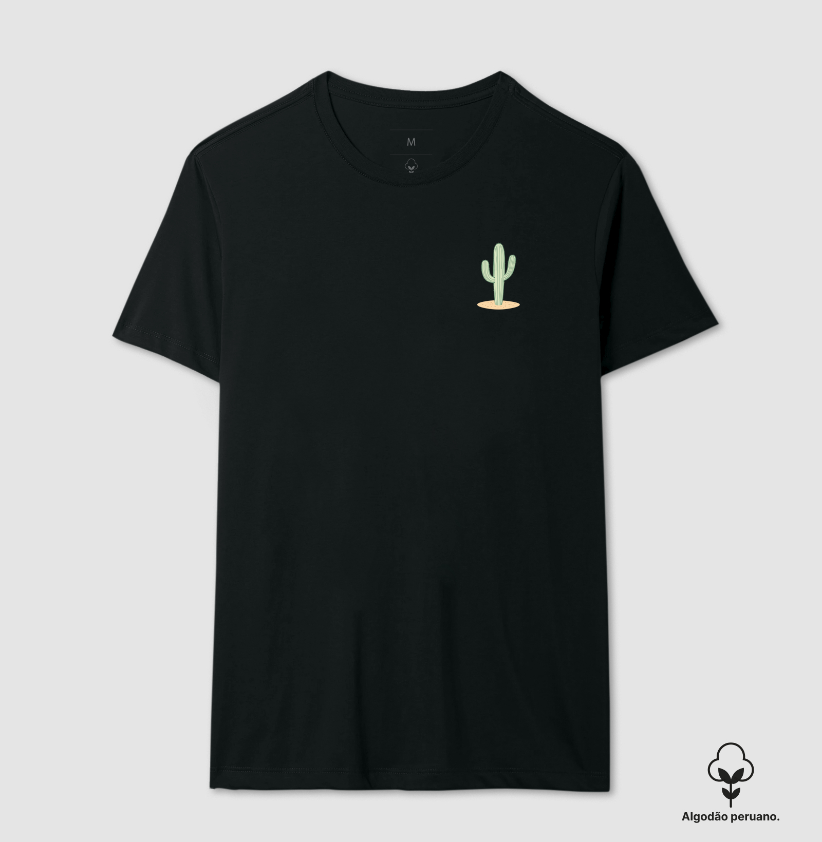 Camiseta Cactus minimalista