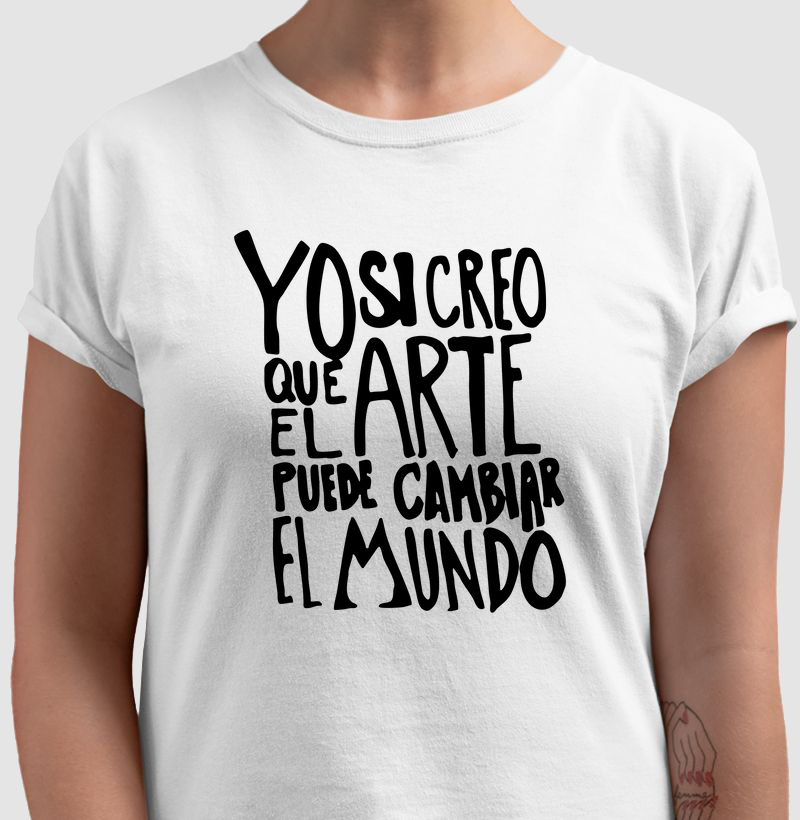 Camiseta - Arte pode cambiar el mundo