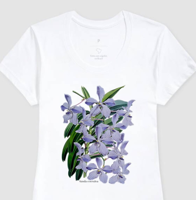 Camiseta Feminina Vanda coerulea