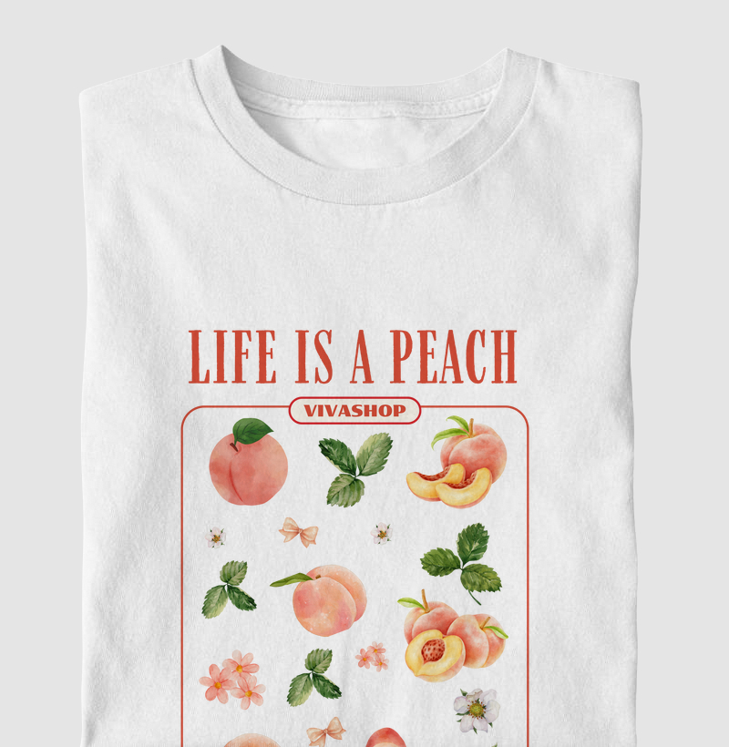 life is a peach vintage