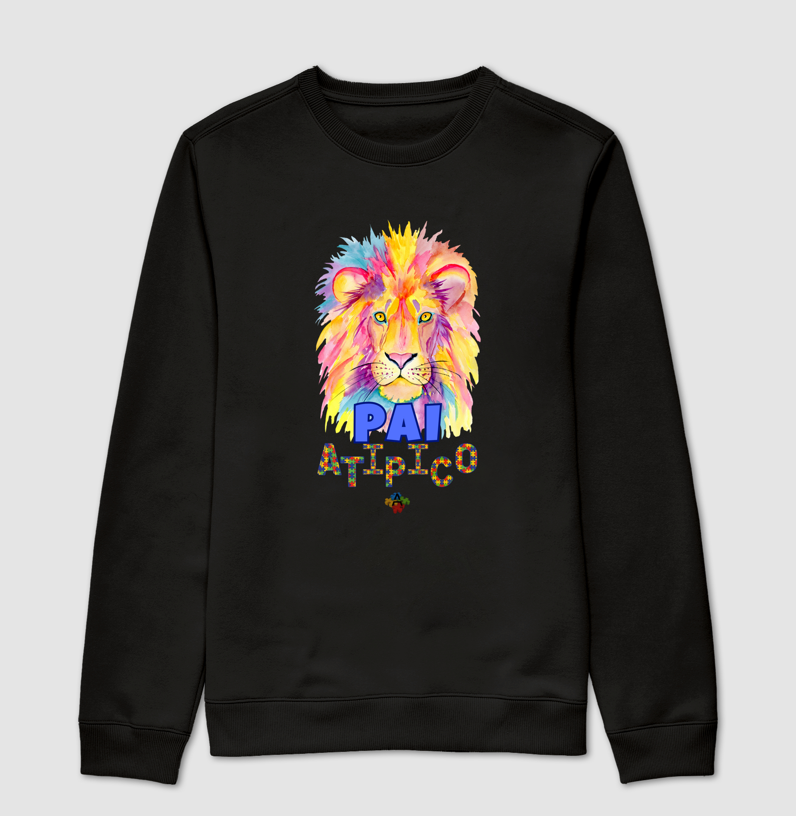 Pai Atípico - Leão Colorido