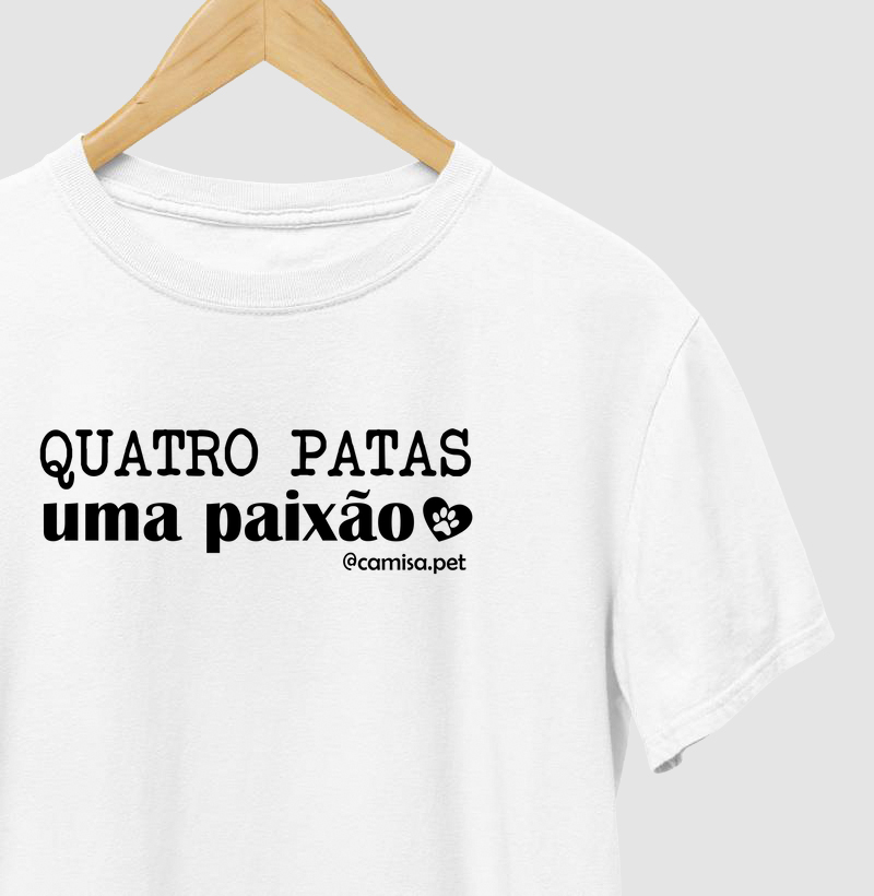 Camiseta quarto patas uma paixão pt