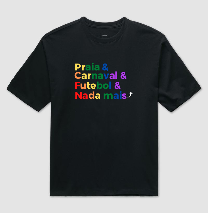 Camiseta Oversized Carnaval