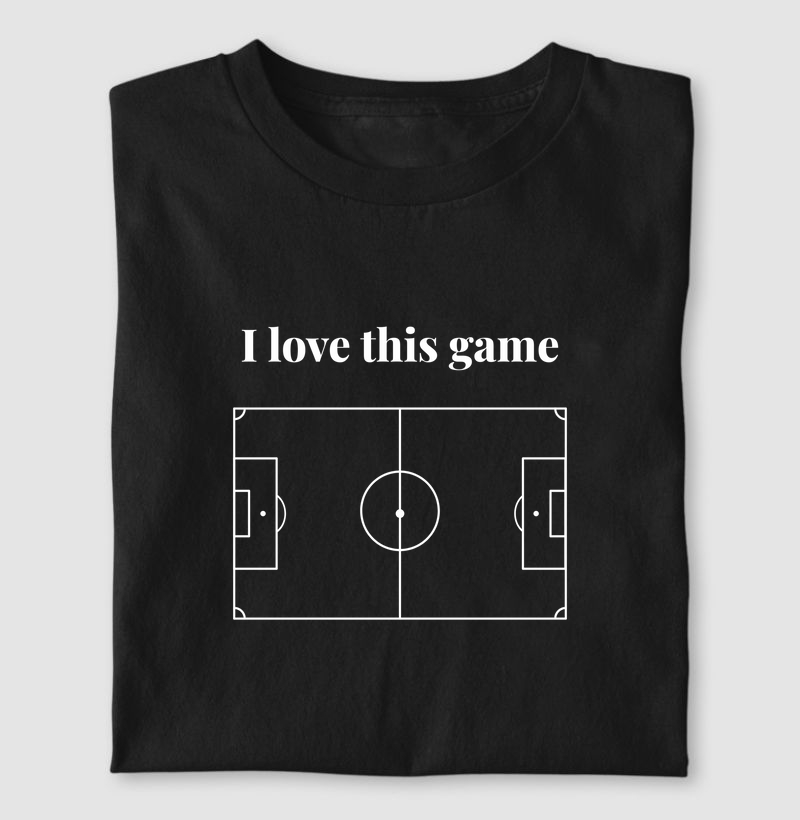 Camiseta I love this game