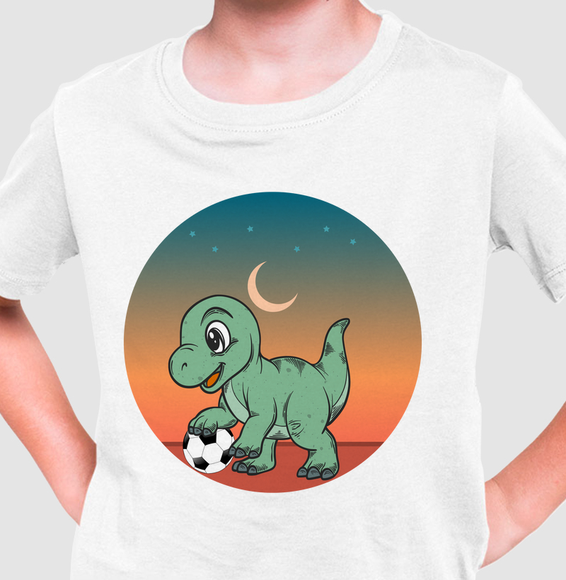 Pequeno Dino Bom de Bola