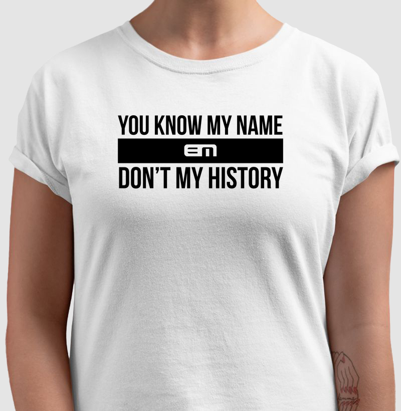 VOCÊ SABE O MEU NOME, NÃO A MINHA HISTORIA [BLACK]