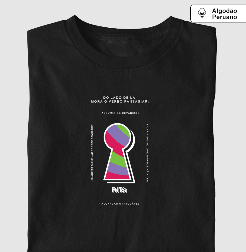 T-SHIRT "FANTASIA" / FECHADURA (ALGODÃO PERUANO)