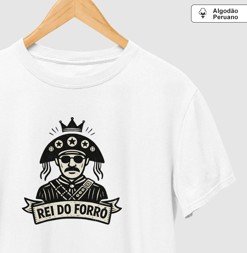 Lampião estilizado + “Rei do Forró”