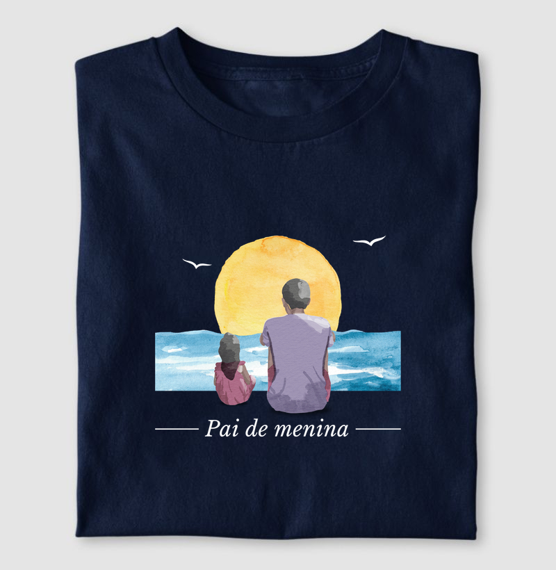 Pai de menina - Aquarela