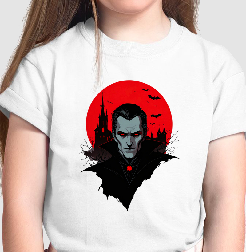 Camiseta Infantil Luar Carmesim