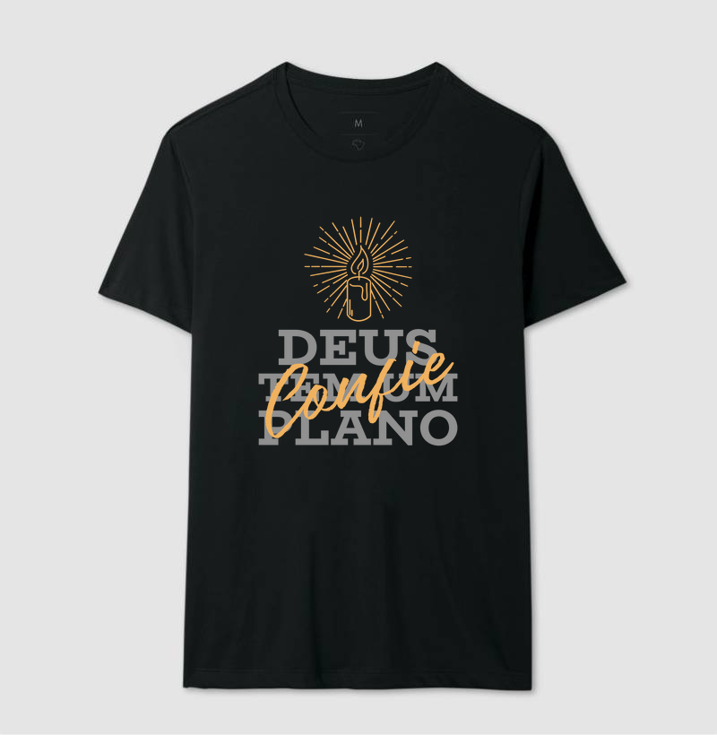 Camiseta Confie, Deus tem um Plano